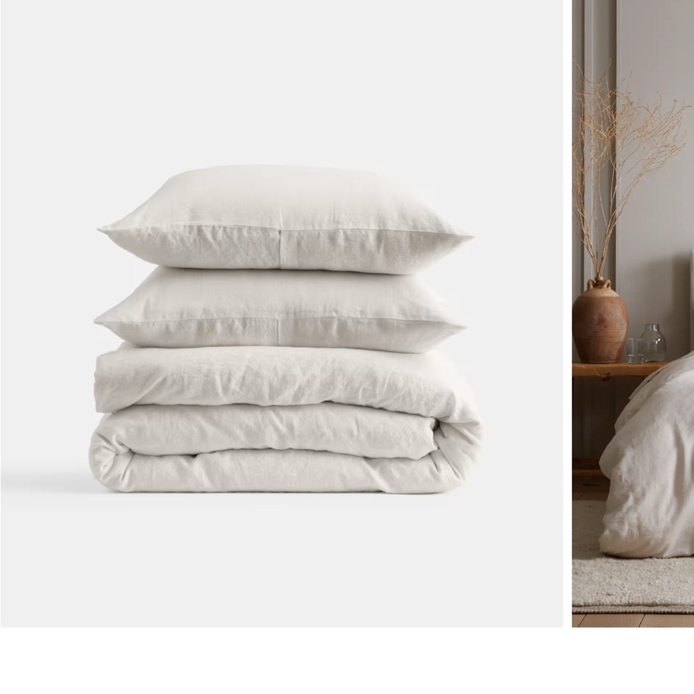 K Quince Linen Duvet Set